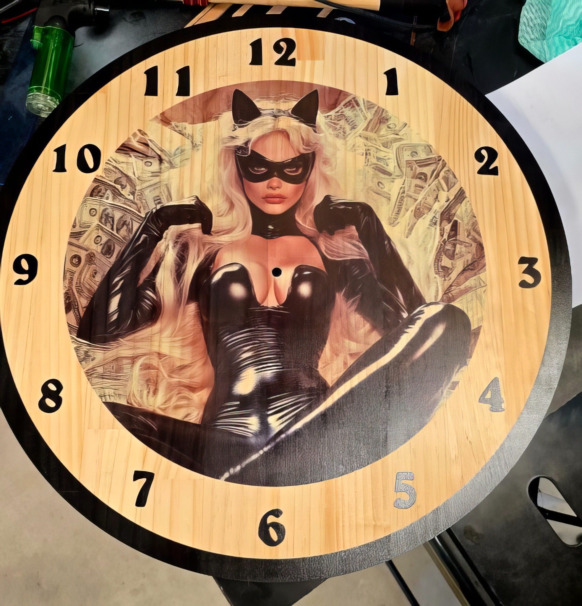 Personalised printed clock