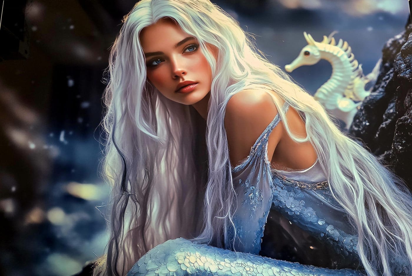 Detailed display artwork